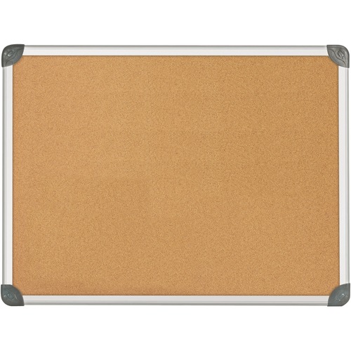 Quartet Euro Bulletin Board - 48" (1219.20 mm) Height x 96" (2438.40 mm) Width - Mounting System - Anodized Aluminum Frame