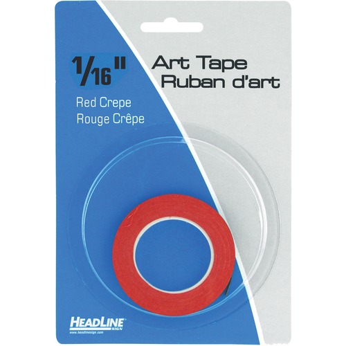 Headline Marking Tape - 16.8 yd (15.3 m) Length x 0.06" (1.6 mm) Width - Red - Assorted Tape Products - USS73163