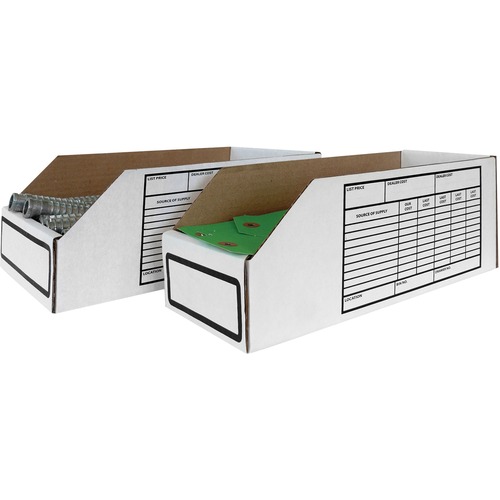 ICONEX Storage Boxes & Containers - Corrugated Fiberboard - White