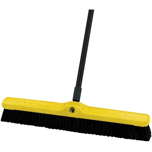 Rubbermaid Brooms & Sweepers - Tampico Bristle - 24" Overall Length - 1 Each - Black