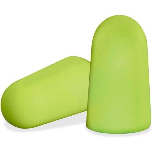 RONCO HUSH 50-13 Single Use Earplugs - Uncorded, Comfortable, Snug Fit, Disposable - Noise Protection - Soft Foam, Polyurethane - Citron - 200 / Pack