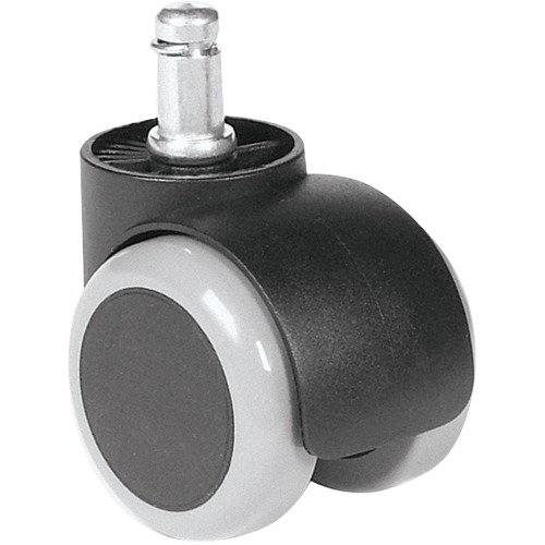 Global Casters - 2" (50.80 mm) Diameter - Urethane - Black, Gray - 5 / Set - Casters - GLBC65RSET