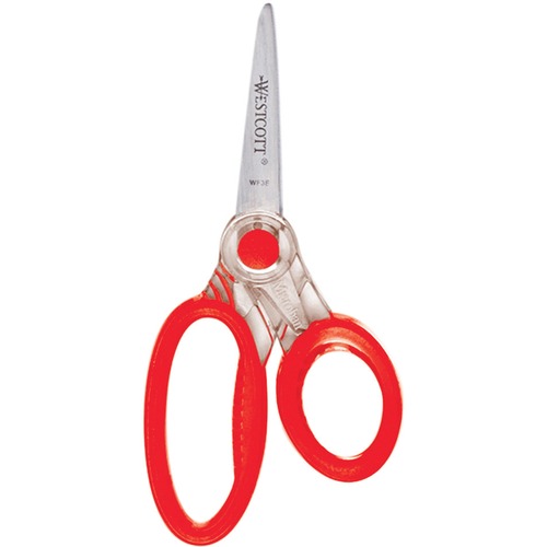 Westcott Kids X-Ray 5" Scissors - 5" (127 mm) Overall Length - Straight-left/right - Stainless Steel - Pointed Tip - Assorted - 1 Each