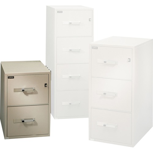 Gardex Classique GF-200 File Cabinet - 2-Drawer - 19.8" Width x 31" Depth x 28" Height - 2 x Drawer(s) for File - Legal - Vertical - Insulated, Fire Resistant, Rust Resistant, Security Lock, Durable - Textured - Steel