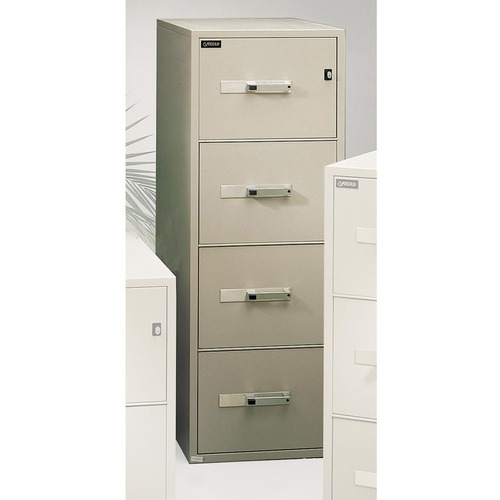 Gardex Classique 25 GF25-4 File Cabinet - 4-Drawer - 19.8" x 25" x 54" - 4 x Drawer(s) for File - A4, Legal, Letter - Vertical - Fire Resistant, Insulated, Security Lock, Rust Resistant, Durable - Textured - Steel - Insulated File Cabinets - GDXGF25421