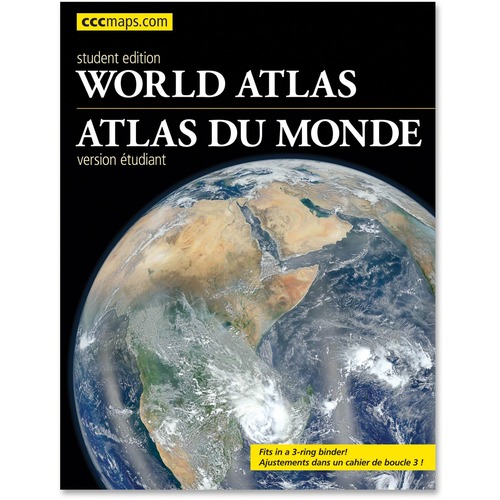 CCC World Atlas Student Edition Printed Book - Map Art Publishing Publication - Book - Travel Guides - MPACCC1120