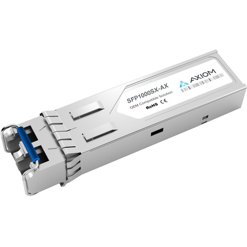 Axiom 1000BASE-SX SFP Transceiver for Asante - SFP1000SX - For Optical Network, Data Networking - 1 x 1000Base-SX - Optical Fiber - 128 MB/s Gigabit Ethernet1 Gbit/s"