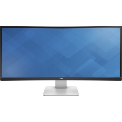 Dell Technologies U3415w Dell Ultrasharp U3415w 34 Wqhd Curved Screen Led Lcd Monitor 21 9 Silver Black