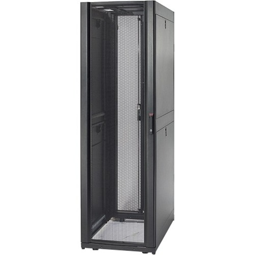 APC by Schneider Electric NetShelter SX Rack Cabinet - For Server - 42U Rack Height19" Rack Depth - Floor Standing - Black - 3010 lb Maximum Weight Capacity - 3010 lb Static/Stationary Weight Capacity