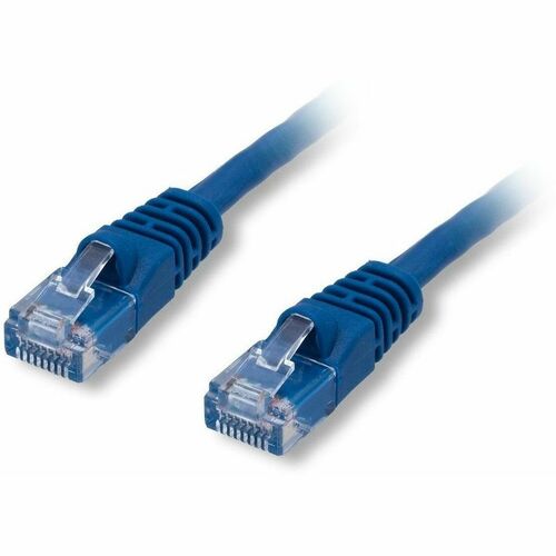 Comprehensive Cat6 Snagless Patch Cables 3ft (10 pack) Blue - 3 ft Category 6 Network Cable for Network Device - First End: 1 x RJ-45 Network - Male - Second End: 1 x RJ-45 Network - Male - 1 Gbit/s - Patch Cable - Gold Plated Contact - 24 AWG - Blue - 10