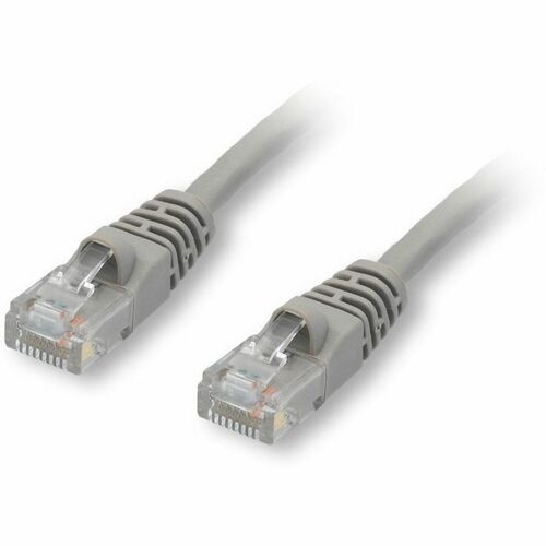 Comprehensive Cat6 Snagless Patch Cables 10ft (25 Pack) Grey - 10 ft Category 6 Network Cable for Network Device - First End: 1 x RJ-45 Network - Male - Second End: 1 x RJ-45 Network - Male - 1 Gbit/s - Patch Cable - Gold Plated Contact - 24 AWG - Gray - 
