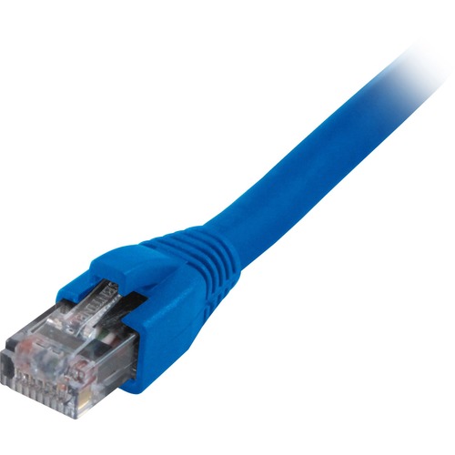 Comprehensive Cat5e Snagless Patch Cables 10ft (25 Pack) Blue - 10 ft Category 5e Network Cable for Network Device - First End: 1 x RJ-45 Network - Male - Second End: 1 x RJ-45 Network - Male - 1 Gbit/s - Patch Cable - Gold Plated Contact - 24 AWG - 25