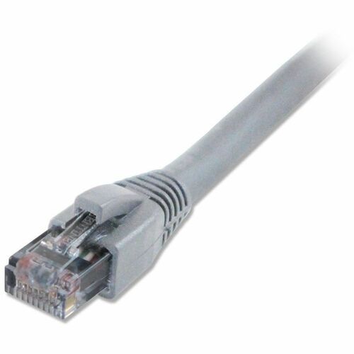 Comprehensive Cat6 Snagless Patch Cable 14ft Grey - USA Made & TAA Compliant - 14 ft Category 6 Network Cable for Network Device - First End: 1 x RJ-45 Network - Male - Second End: 1 x RJ-45 Network - Male - 1 Gbit/s - Patch Cable - Gold Plated Contact - 
