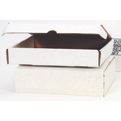 Spicers Shipping & Moving Boxes - Fiberboard - White - For Document, Binder, Mailroom - Recycled - 10 / Pack
