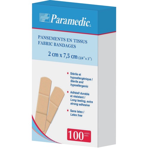 Paramedic Adhesive Bandage - 100/Pack - Bandages & Wraps - PME9990322