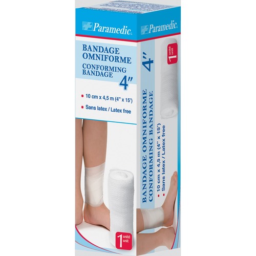 Paramedic Uniform Bandage 4'' - 4" (101.60 mm) x 15 ft (4572 mm) - 1Each - First Aid Kits & Supplies - PME9991009