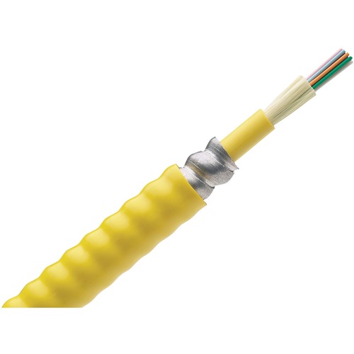 Panduit Fiber Optic Network Cable - Fiber Optic Network Cable for Network Device - Yellow - 1