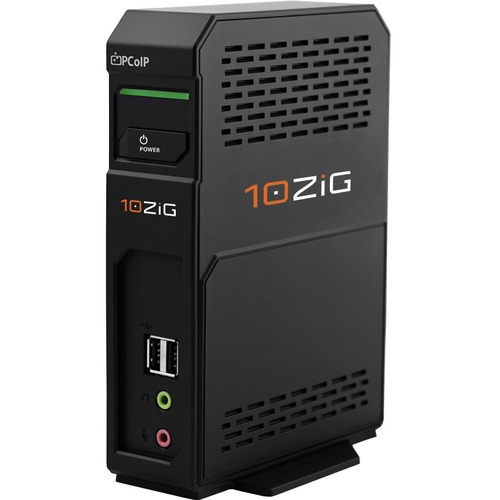10ZiG V1200 V1200-QPD Desktop Slimline Zero Client - Teradici Tera2140 - TAA Compliant - Gigabit Ethernet - DisplayPort - Network (RJ-45) - 4 Total USB Port(s) - 4 USB 2.0 Port(s) - 12 W