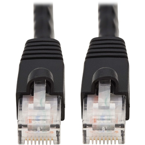 Tripp Lite 5ft Augmented Cat6 Cat6a Snagless 10G Patch Cable RJ45 M/M Black 5' - 5 ft Category 6a Network Cable for Network Device - First End: 1 x RJ-45 Network - Male - Second End: 1 x RJ-45 Network - Male - 10 Gbit/s - Patch Cable - Copper Plated Conne