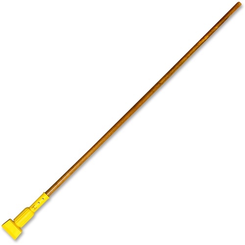 Genuine Joe Wide Band Mop Handle - 60" (1524 mm) Length - Natural - Wood - 1 Each - Poles & Handles - GJO80360