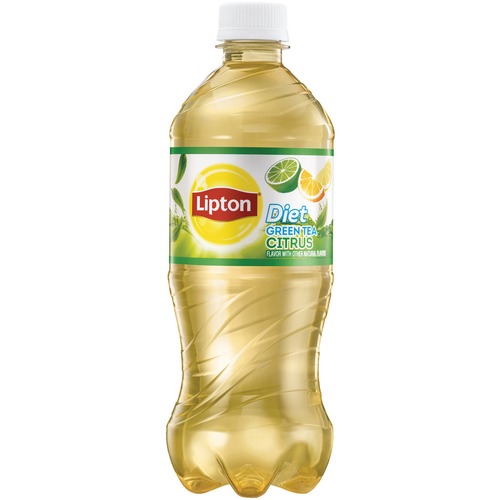 Lipton® Diet Citrus Green Tea Bottle - 20 oz - 24 Bottle - 24 / Carton