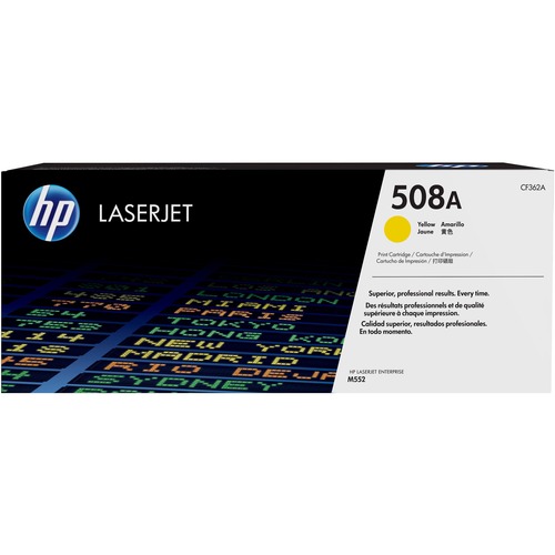 HP 508A (CF362A) Original Toner Cartridge - Single Pack - Laser - 5000 Pages - Yellow - 1 Each