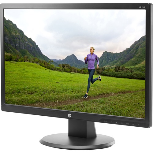 HP Value 22uh Full HD LCD Monitor - 16:9 - Black - 21.5" Viewable - LED Backlight - 1920 x 1080 - 16.7 Million Colors - 250 Nit - 5 ms - DVI - HDMI - VGA