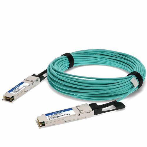 AddOn Arista AOC-Q-Q-40G-20M Compatible 40GBase-AOC QSFP+ to QSFP+ Direct Attach Cable (850nm, MMF, 20m) - 100% application tested and guaranteed compatible