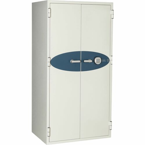 Phoenix 509 Security Safe - 19.48 ft³ - 3 Shelve(s) - Combination, Biometric Lock - Fire Resistant, Explosive Resistant, Impact Resistant, Water Resistant, Theft Resistant - Internal Size 66" x 30" x 17.33" - Overall Size 73.5" x 38.6" x 25.6" - Off White