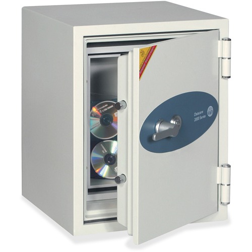 Phoenix 2002 Data Safe - 0.58 ft³ - Combination, Biometric Lock - Fire Resistant, Explosive Resistant, Theft Resistant, Water Resistant, Impact Resistant - for Data Cartridge - Internal Size 15" x 9.25" x 7.25" - Overall Size 23.6" x 18.5" x 18.5" - Off W