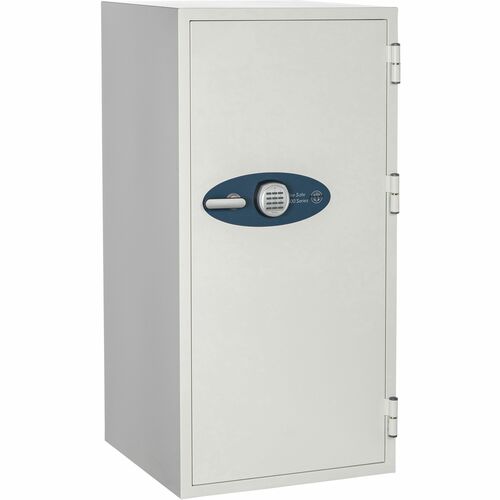 Phoenix 507 Security Safe - 9.52 ft³ - 2 Shelve(s) - Combination, Biometric Lock - Fire Resistant, Explosive Resistant, Impact Resistant, Water Resistant, Theft Resistant - Internal Size 47.50" x 20" x 17.33" - Overall Size 54.5" x 27.1" x 25.6" - Off Whi