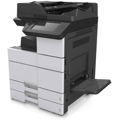 Lexmark MX910DE Laser Multifunction Printer - Monochrome - Copier/Fax/Printer/Scanner - 45 ppm Mono Print - 1200 x 1200 dpi Print - Automatic Duplex Print - Up to 200000 Pages Monthly - 1150 sheets Input - Color Scanner - 600 dpi Optical Scan - Monochrome