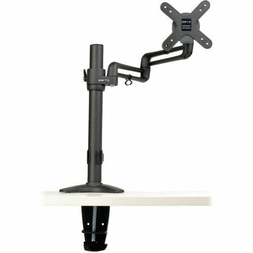 Tripp Lite Display LCD Flex Arm Desk Mount Monitor Stand Clamp 13" to 27" Monitors - 22 lb Load Capacity - Steel, Metal - Black"