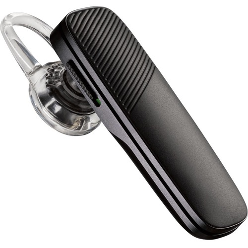 Plantronics Explorer 500 Mobile Bluetooth Headset - Mono - Wireless - Bluetooth - 32.8 ft - Earbud - Monaural - Outer-ear - Noise Canceling - Black