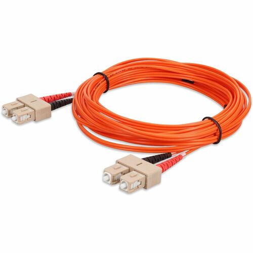 AddOn 9m Multi-Mode Fiber (MMF) Duplex SC/SC OM1 Orange Patch Cable - 100% application tested and guaranteed compatible