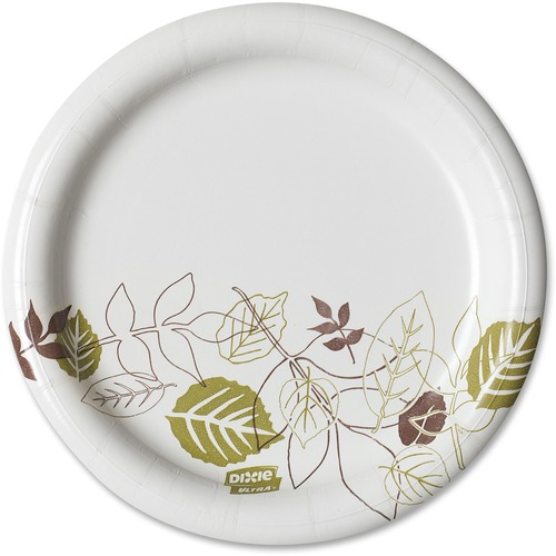 Dixie Ultra® Pathways 6" Heavyweight Paper Plates by GP Pro - 250.0 / Pack - Microwave Safe - 6" Diameter - 4 / Carton