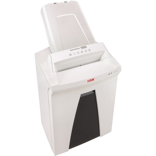 HSM SECURIO AF300 Cross-Cut Shredder with Automatic Paper Feed - Continuous Shredder - Cross Cut - 19 Per Pass - for shredding Paper, CD, DVD, Credit Card, Paper Clip, Staples - 0.188" x 1.125" Shred Size - Level 3 - 22.46 ft/min - 9.50" Throat - 9.25 gal