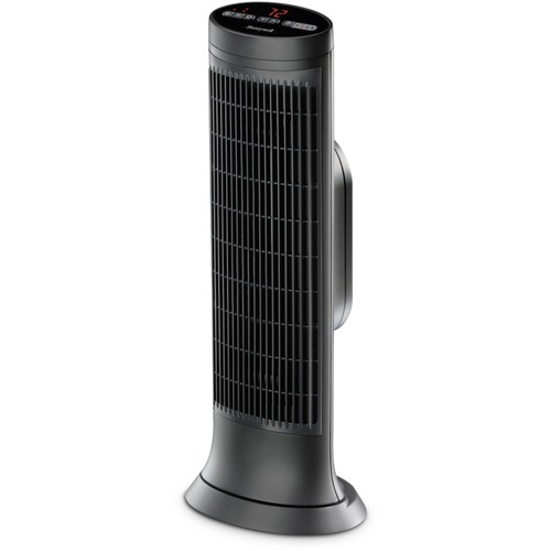 Honeywell Digital Ceramic Tower Heater - Ceramic - Electric - Electric - 1500 W - 2 x Heat Settings - Timer - 1500 W - Oscillation - Indoor - Tower - Dark Gray