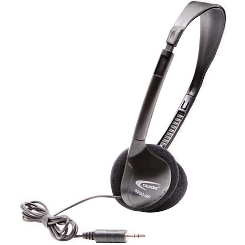 Califone 8200-HP Headphone - Stereo - Mini-phone (3.5mm) - Wired - 32 Ohm - 20 Hz 20 kHz - Nickel Plated Connector - On-ear - Binaural - Ear-cup - 3 ft Cable
