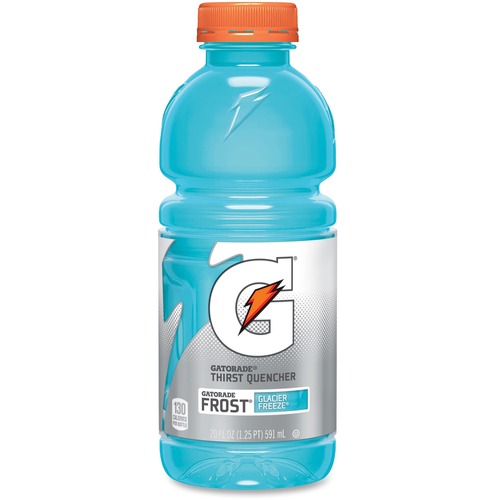 Gatorade Glacier Freeze Thirst Quencher - 20 fl oz (591 mL) - Frost Glacier Freeze - 24 / Carton