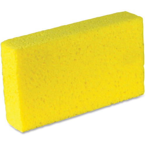 Impact Large Cellulose Sponges - 1.7" Height x 4.2" Width x 7.5" Length - 6/Pack - Cellulose - Yellow