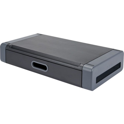 Aidata Deluxe Monitor Stand with Drawer - Up to 24" Screen Support - 15 kg Load Capacity - 3.78" (96 mm) Height x 19.13" (486 mm) Width x 10.87" (276 mm) Depth - Gray