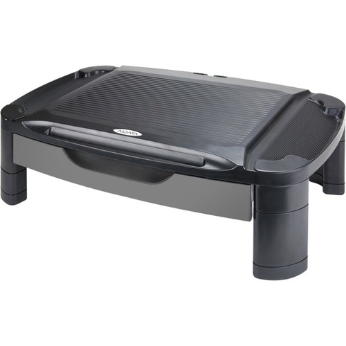 Aidata Height Adjustable Monitor and Printer stand with Drawer - Up to 24" Screen Support - 15 kg Load Capacity - 6.89" (175 mm) Height x 21.65" (550 mm) Width x 13.78" (350 mm) Depth