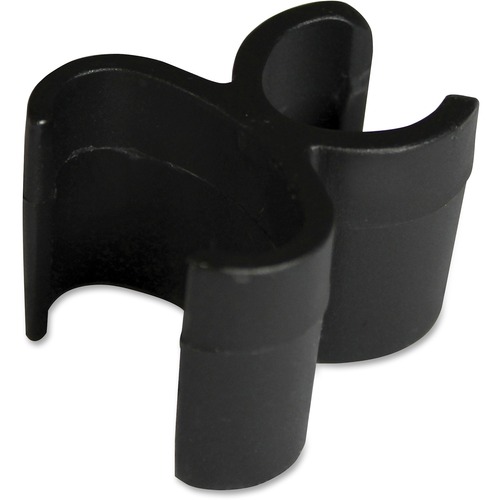 LobbyMaster Mounting Clip for Dustpan - Black - 6 / Bag