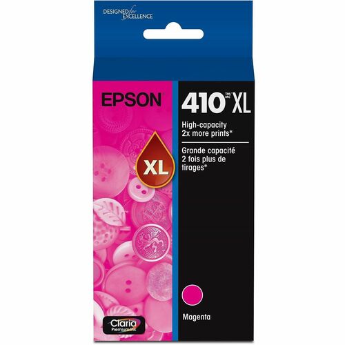 Epson Claria Premium 410XL Original High Yield Inkjet Ink Cartridge - Magenta - 1 Pack - 650 Pages