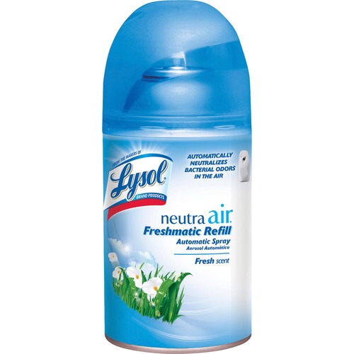 Lysol Neutra Air Freshmatic Automatic Air Freshener - Spray - 6.2 fl oz (0.2 quart) - Fresh - 60 Day - 6 / Carton