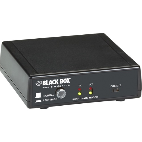 Black Box Short-Haul Modem-C Async (SHM-C Async), 4-Wire, Standalone - Serial - 1 x Modem (RJ-11) - 115.2 kbit/s - TAA Compliant