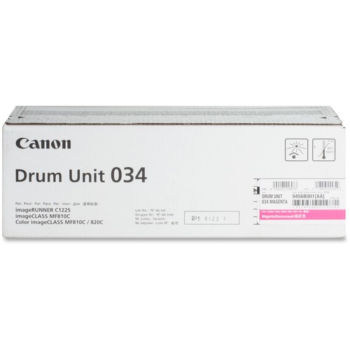 Canon DRUM034 Drum Unit - Laser Print Technology - 1 Each - Magenta