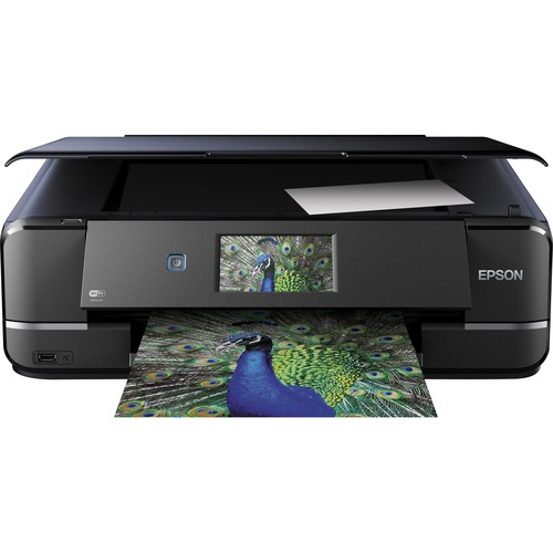 Epson Expression Photo XP-960 Wireless Inkjet Multifunction Printer - Color - Copier/Printer/Scanner - 28 ppm Mono/28 ppm Color Print - 5760 x 1440 dpi Print - 100 sheets Input - Color Scanner - 4800 dpi Optical Scan - Fast Ethernet - Wireless LAN - USB -