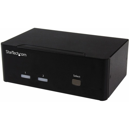 StarTech.com 2-port KVM Switch with Dual VGA and 2-port USB Hub - USB 2.0 - Access two dual-video computers and two shared USB peripherals from a single workstation - Compatible with dual VGA computers and VGA monitors & televisions - 2-port VGA KVM - Dua